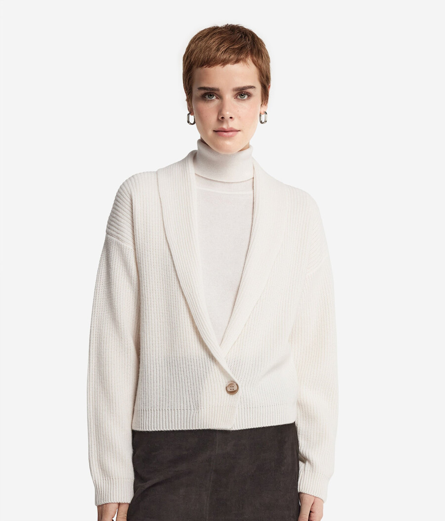ultraweicher kaschmir-schal-cardigan