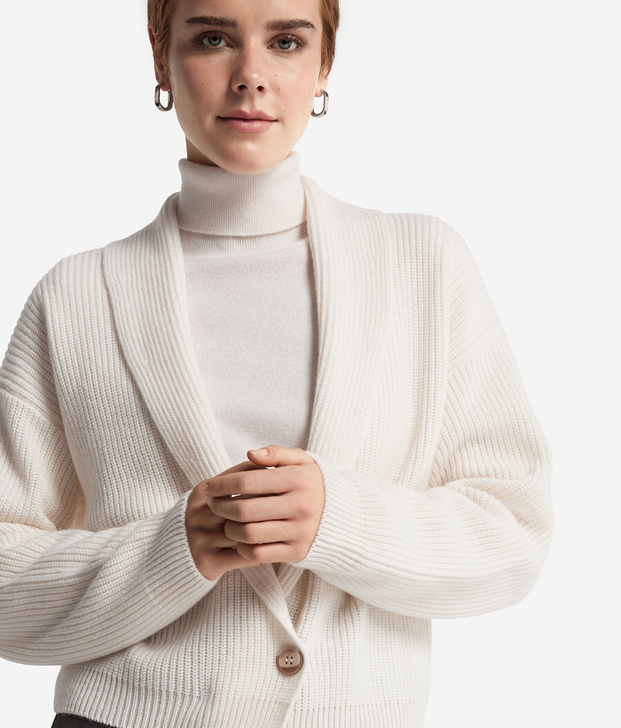 ultraweicher kaschmir-schal-cardigan