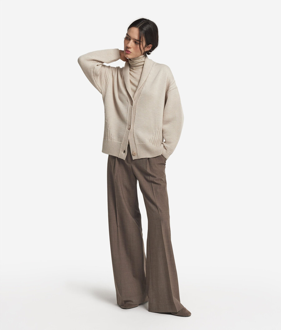 wollstrickjacke
