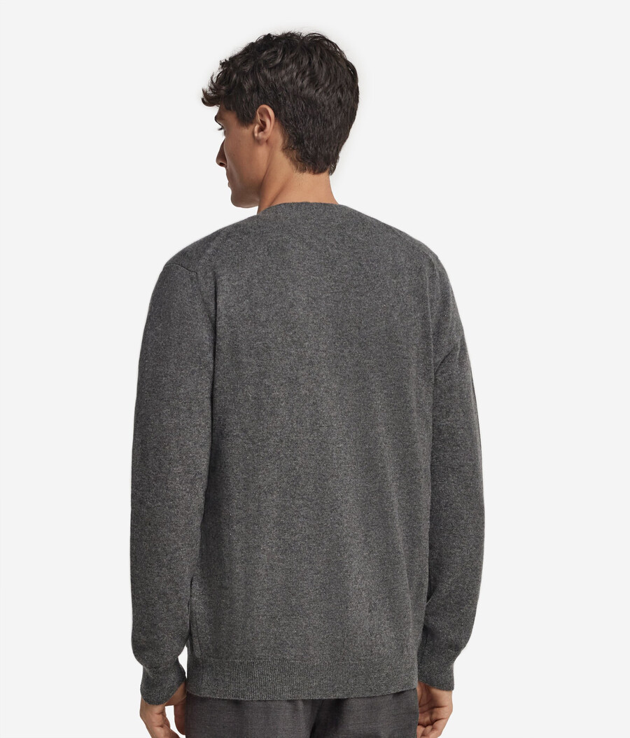 ultraweicher kaschmir-cardigan mit knöpfen