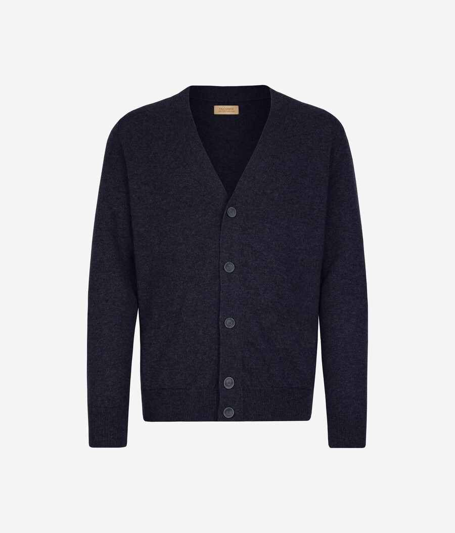 ultraweicher kaschmir-cardigan mit knöpfen