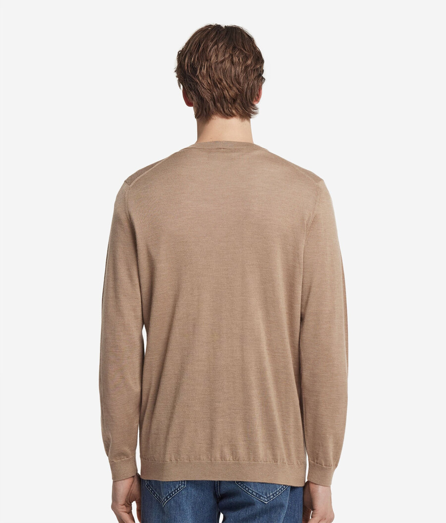 kaschmir-strickjacke mit knöpfen