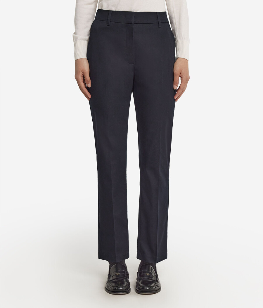 zigarettenhose mit reißverschluss