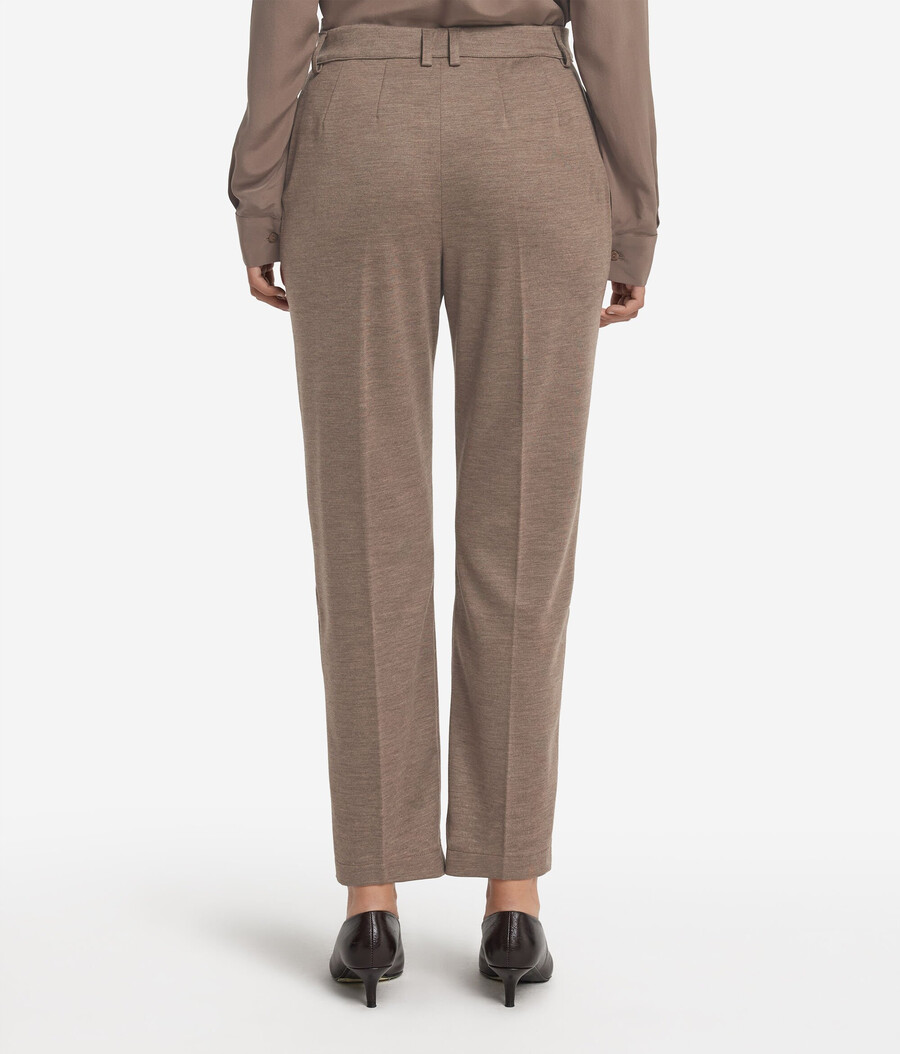 zigarettenhose aus wolljersey