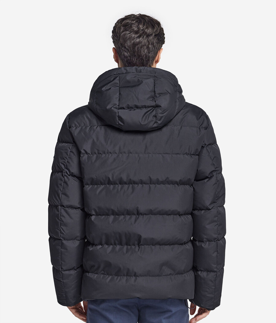 daunenjacke mit kapuze und kaschmirfutter