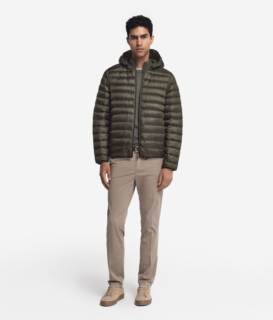 leichte daunenjacke mit kaschmirfutter