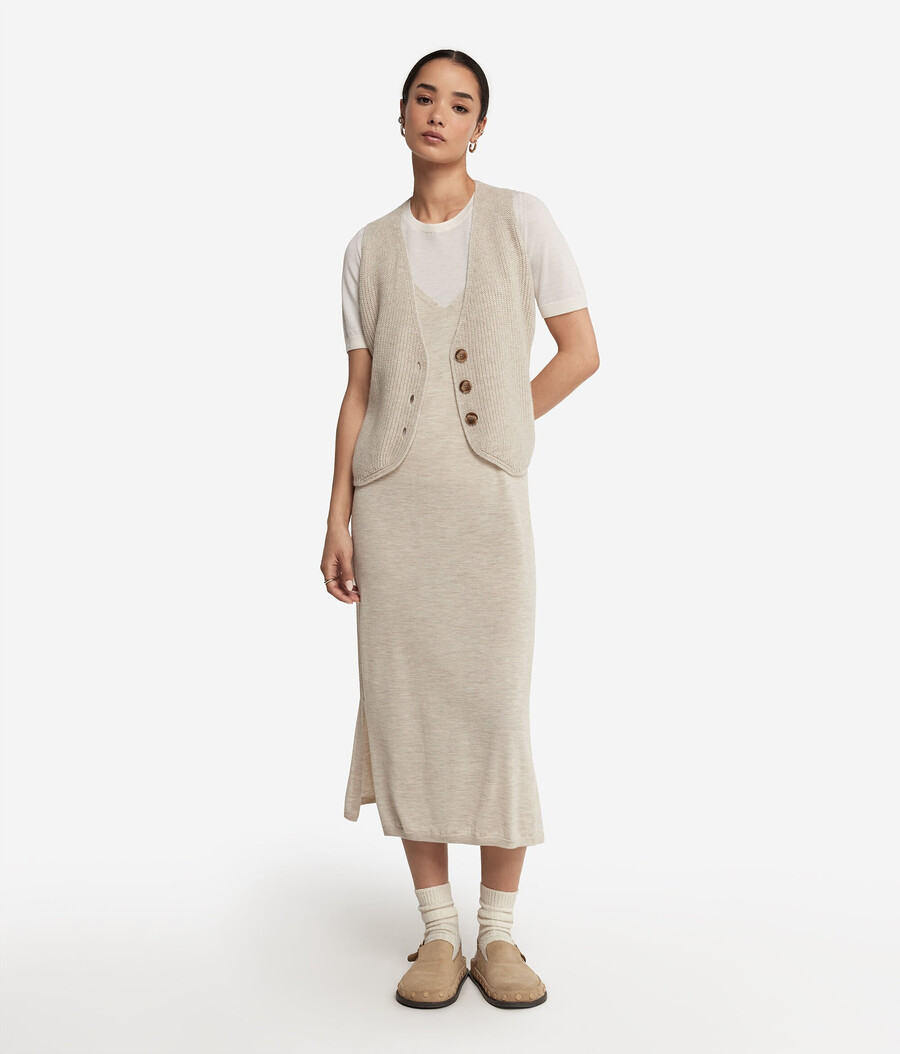 ultrafeiner kaschmir-petticoat-kleid