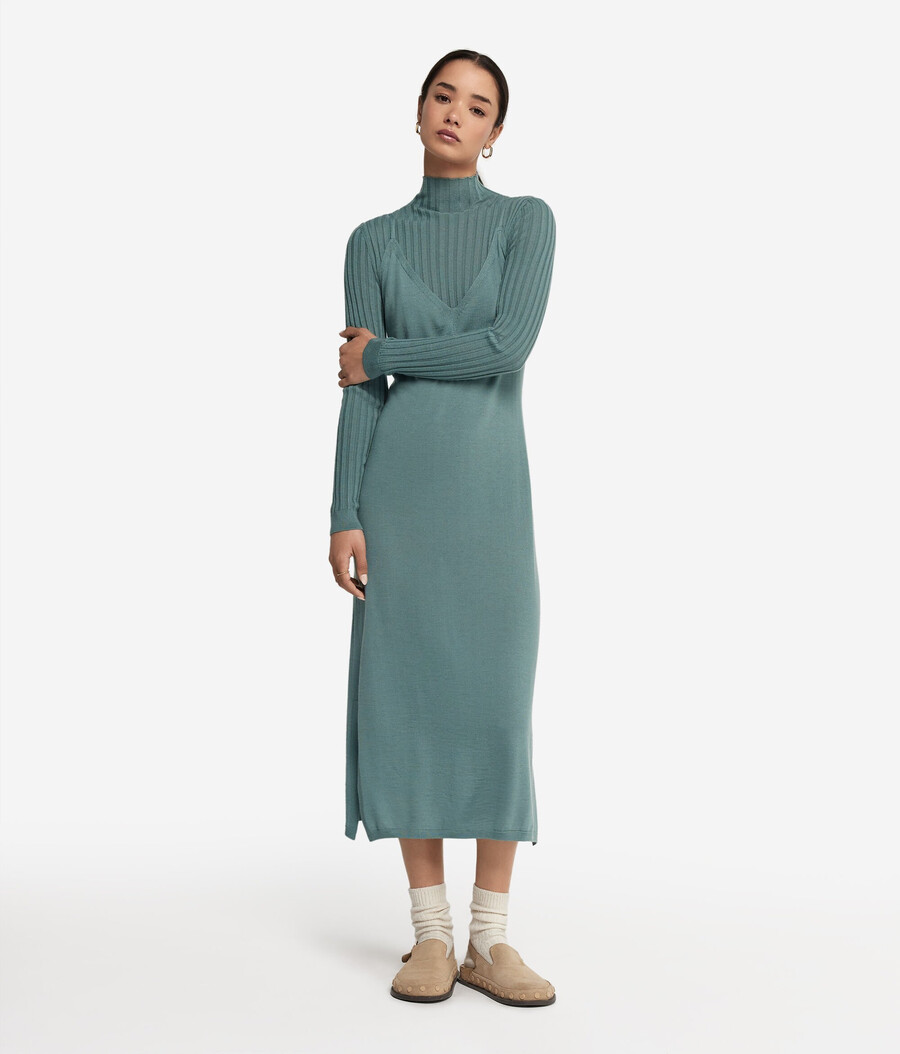 ultrafeiner kaschmir-petticoat-kleid