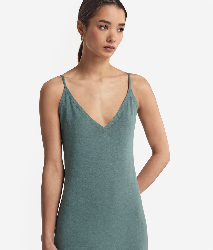 ultrafeiner kaschmir-petticoat-kleid