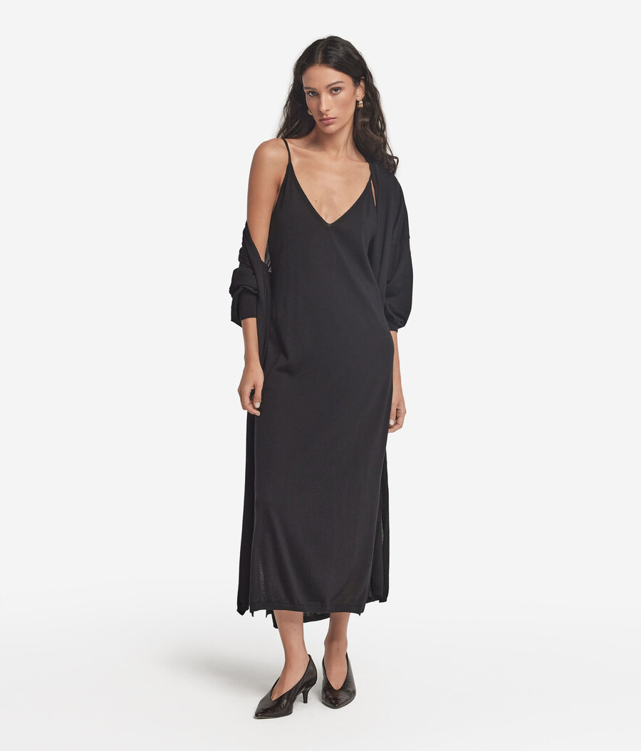ultrafeiner kaschmir-petticoat-kleid