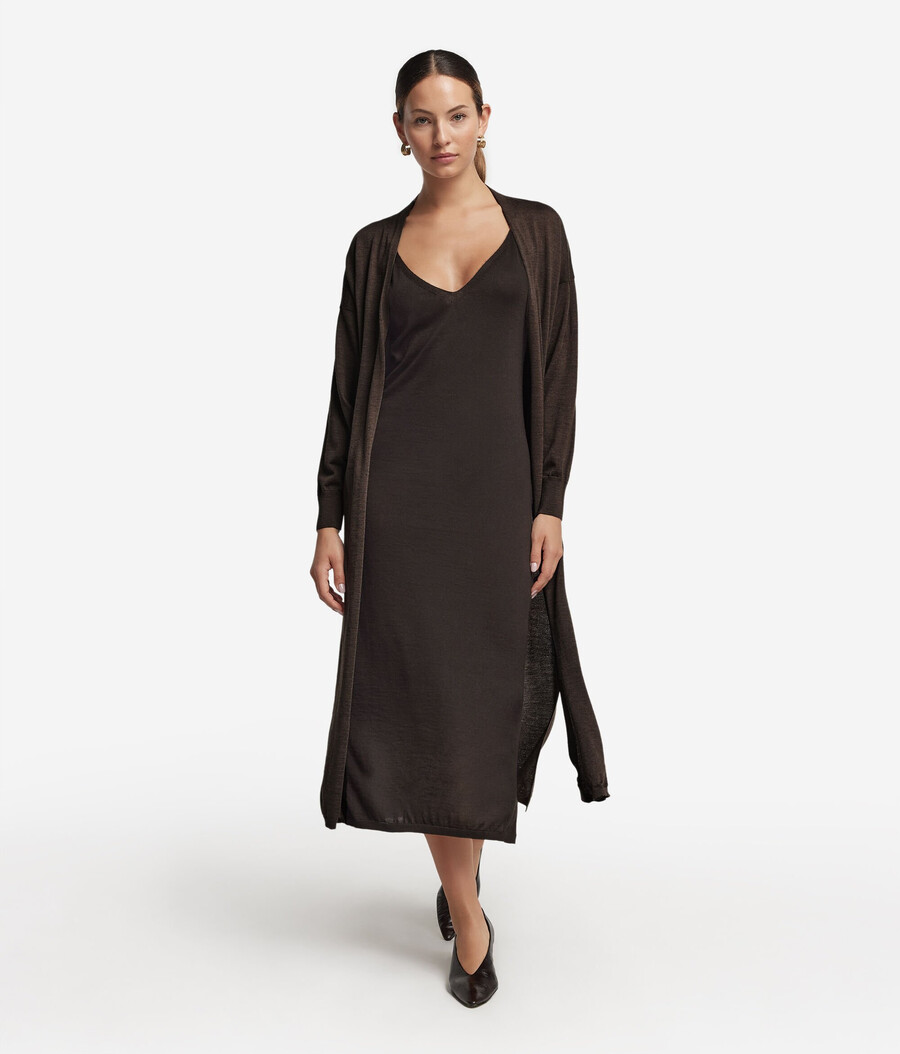 ultrafeiner kaschmir-petticoat-kleid