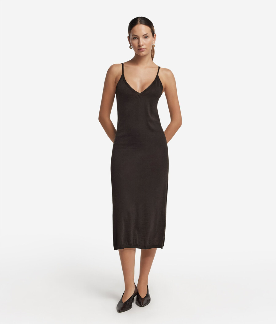 ultrafeiner kaschmir-petticoat-kleid