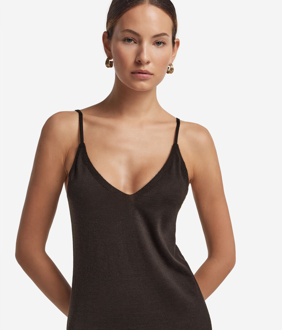 ultrafeiner kaschmir-petticoat-kleid