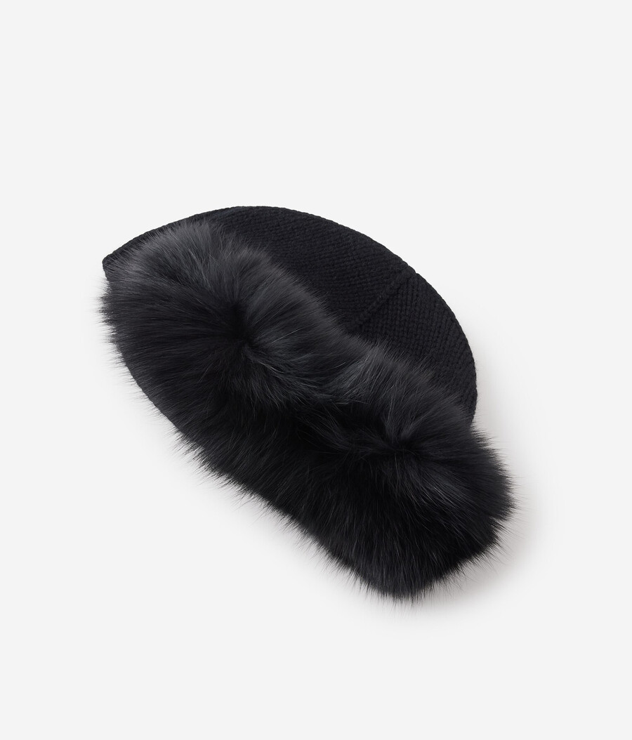 kaschmir- und pelz-kosakenmütze