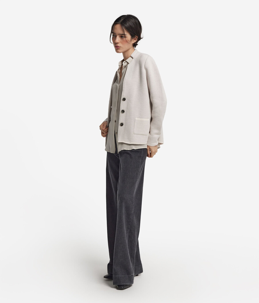 gefleckte jacke