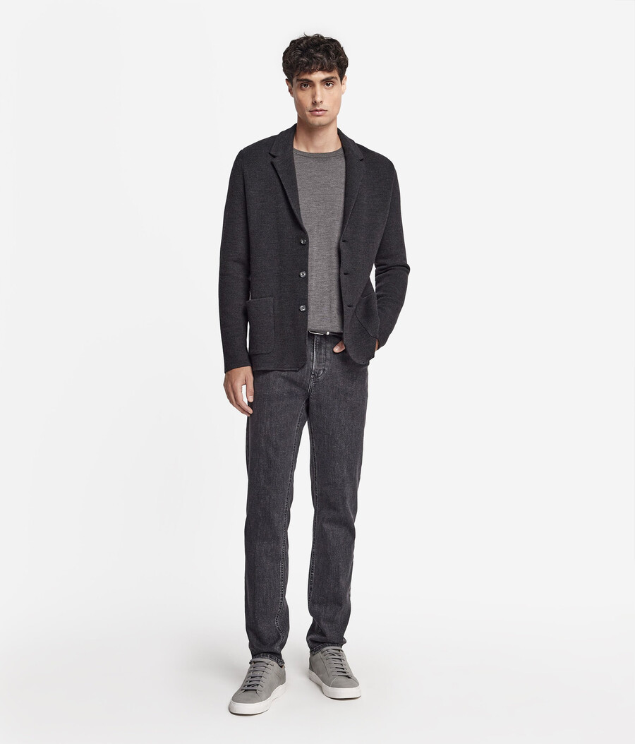 piqué-jacke