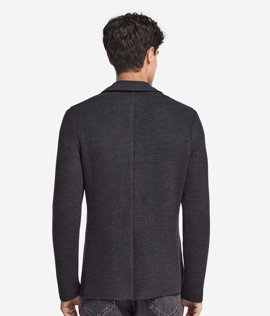 piqué-jacke