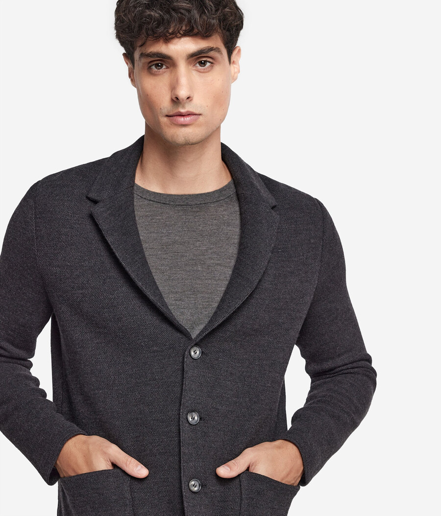 piqué-jacke