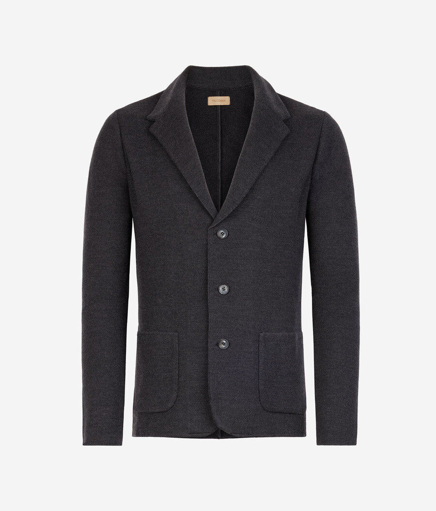 piqué-jacke