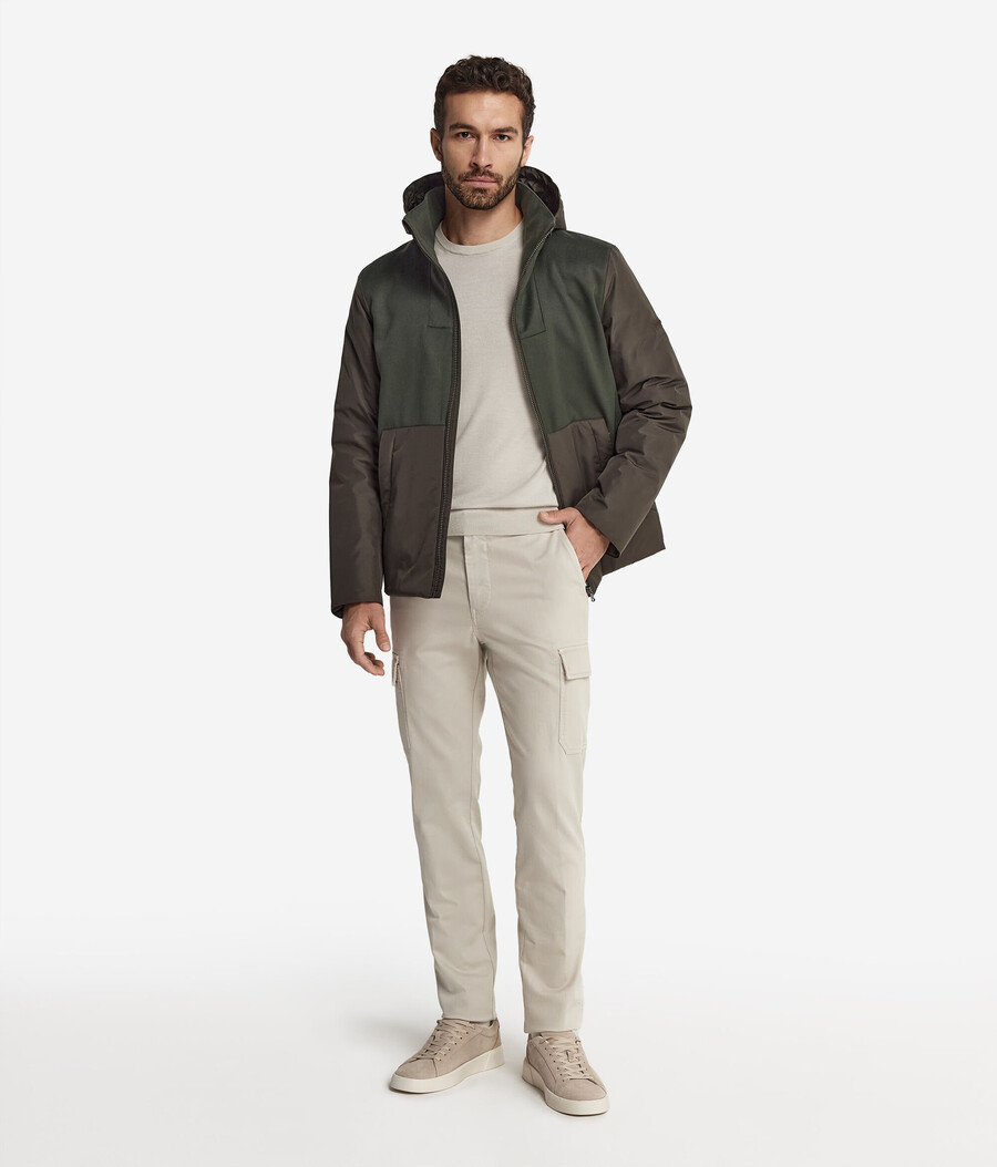 technische wolljacke