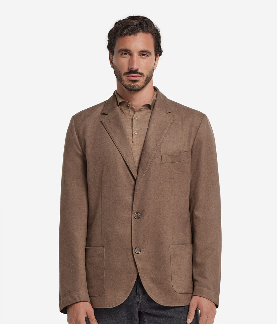 kaschmir- und seidenjacke
