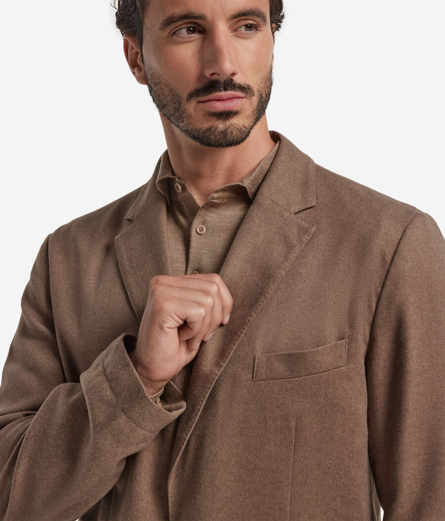 kaschmir- und seidenjacke