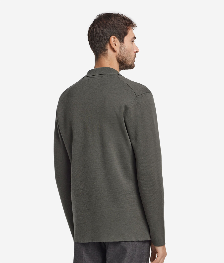 wolljacke mit milano-rippstrick