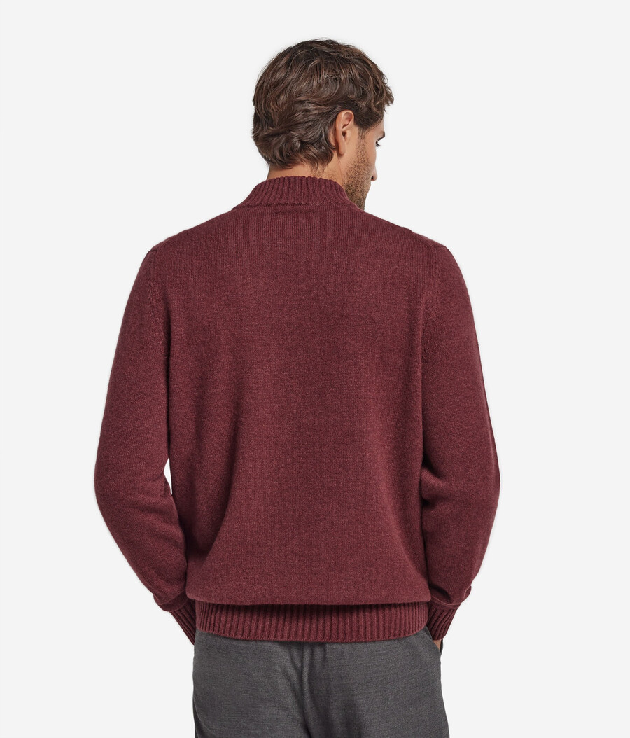 rollkragenpullover mit fischermotiv aus ultraweichem kaschmir