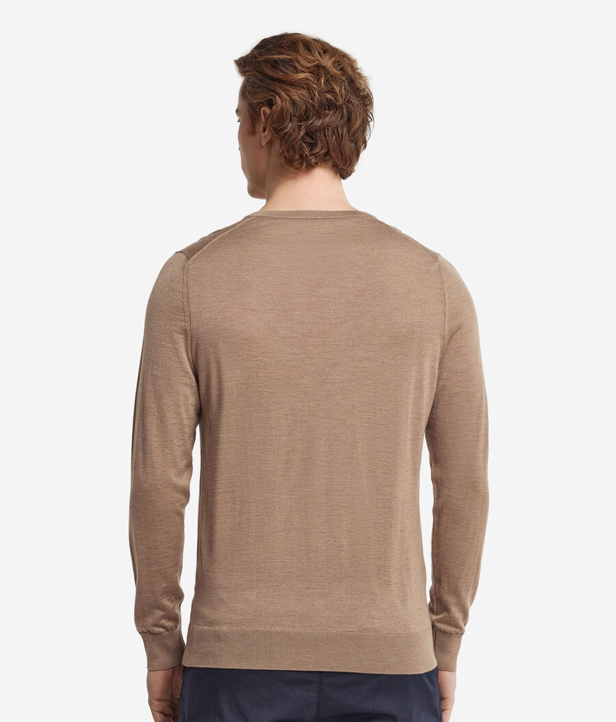ultrafeiner kaschmirpullover mit v-ausschnitt