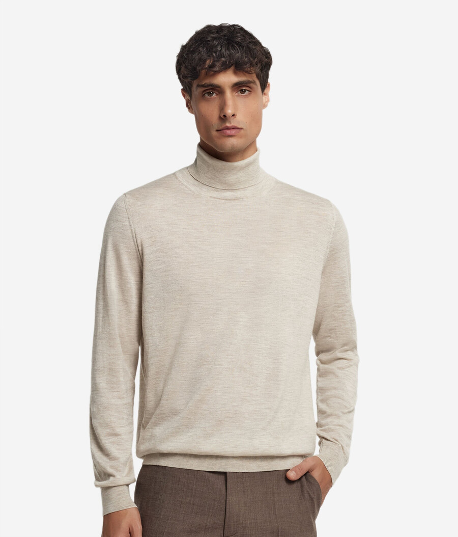 ultrafeiner kaschmir-rollkragenpullover