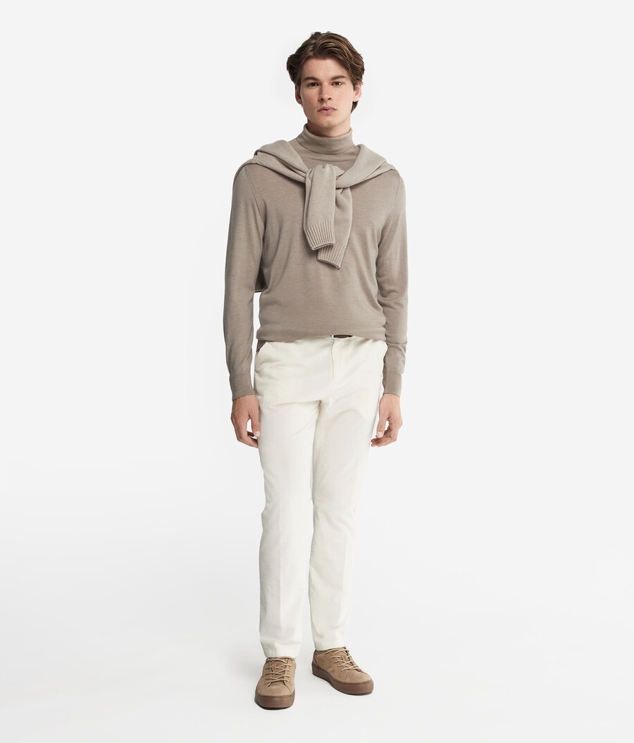 ultrafeiner kaschmir-rollkragenpullover
