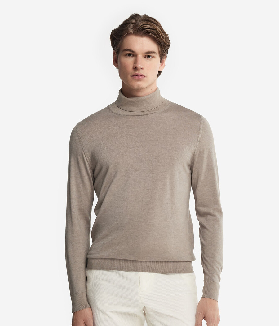 ultrafeiner kaschmir-rollkragenpullover