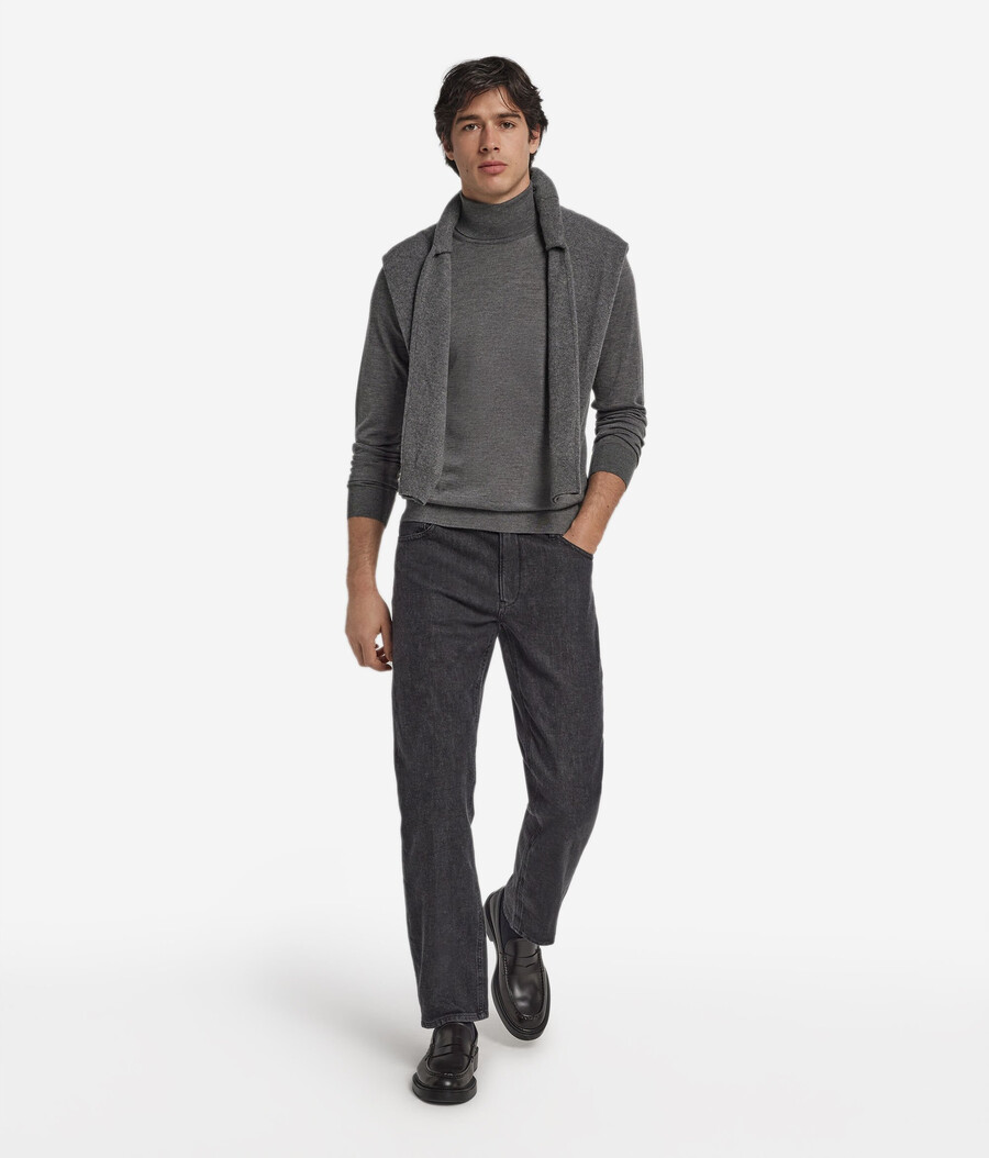 ultrafeiner kaschmir-rollkragenpullover