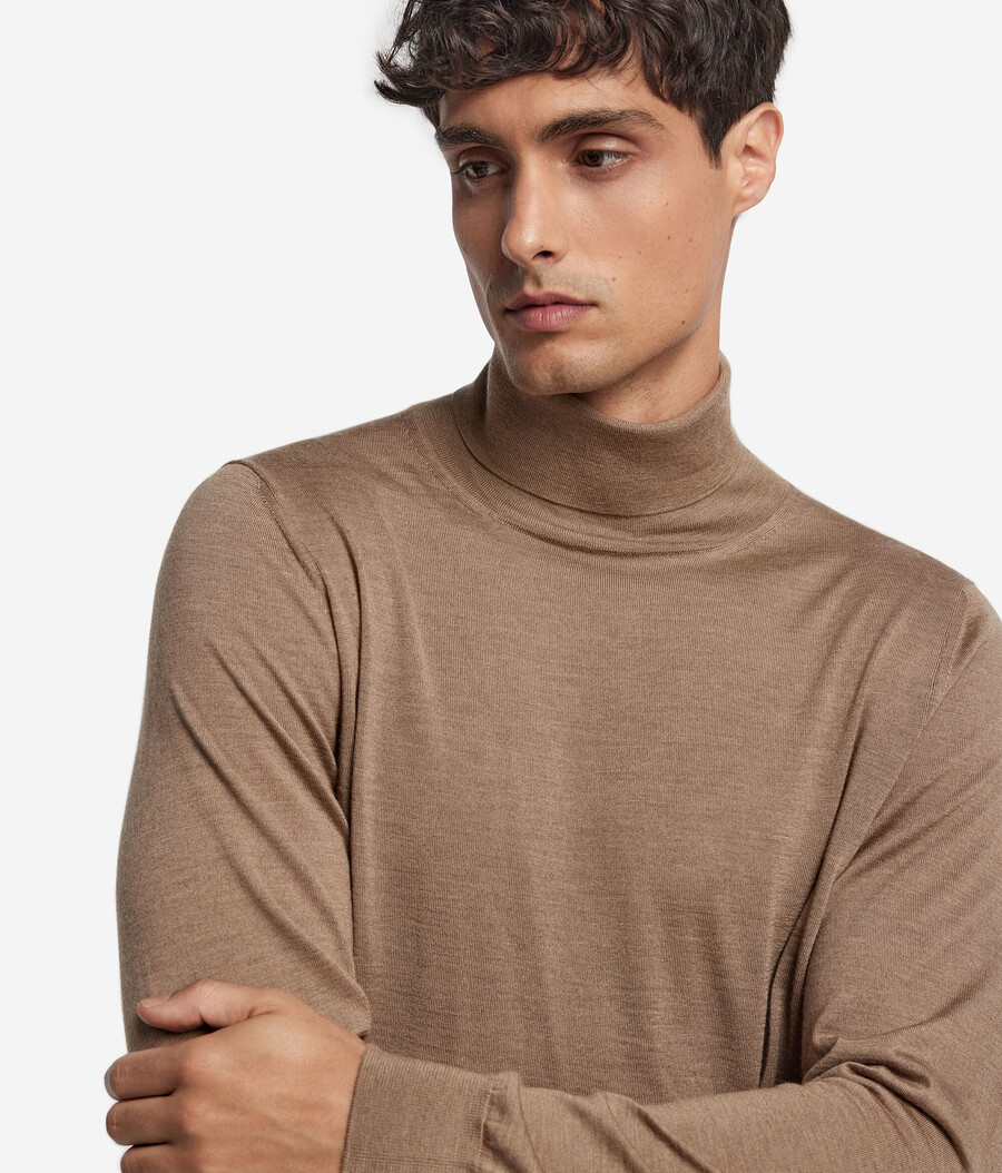 ultrafeiner kaschmir-rollkragenpullover