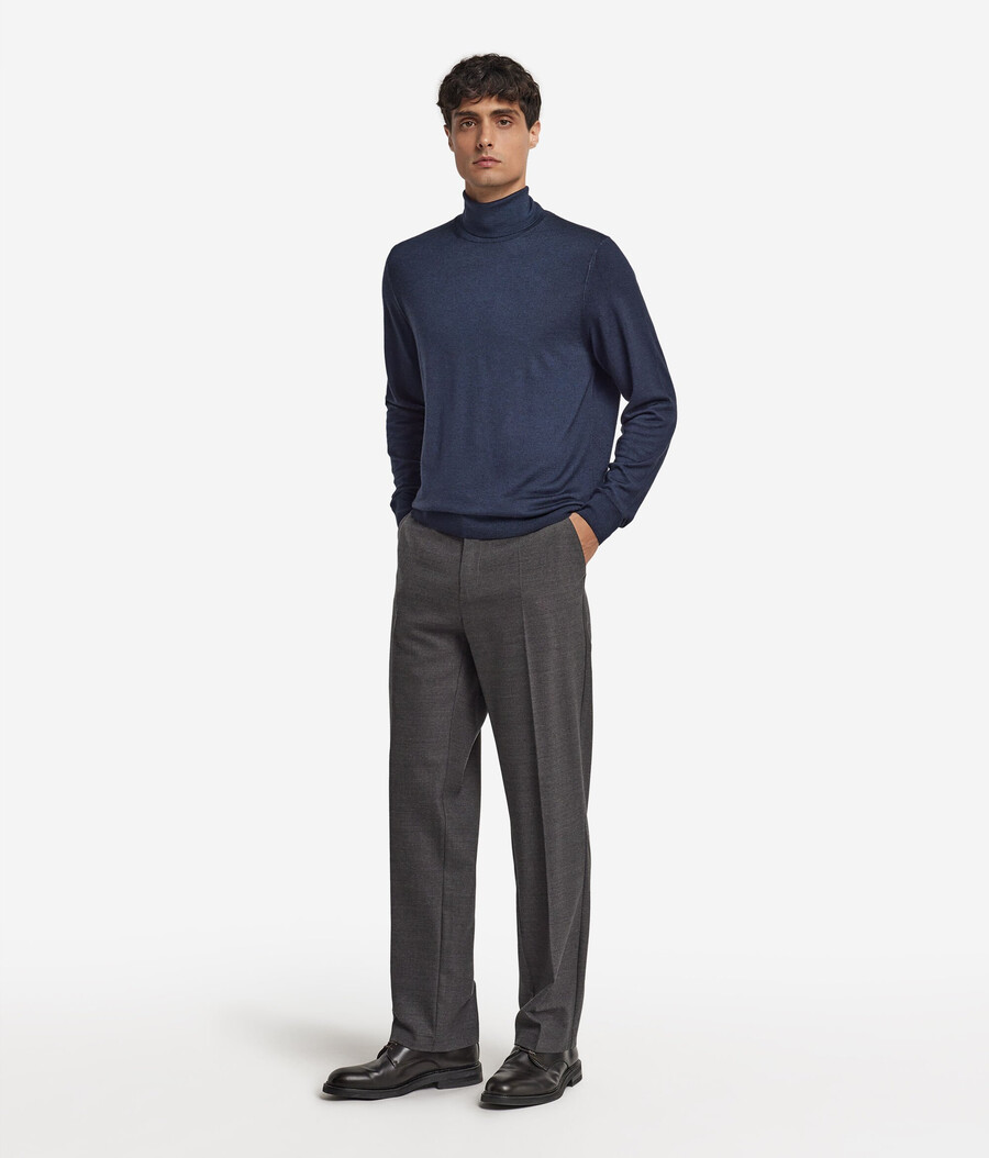 ultrafeiner kaschmir-rollkragenpullover