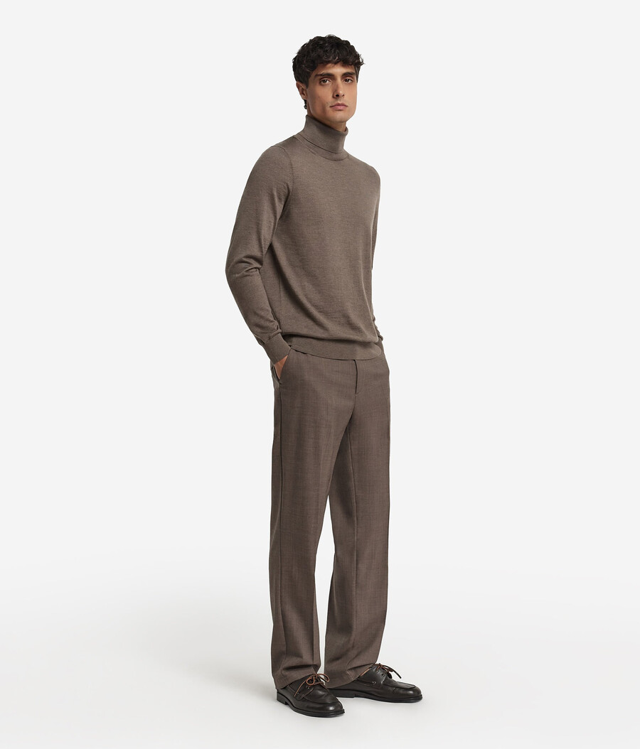 ultrafeiner kaschmir-rollkragenpullover