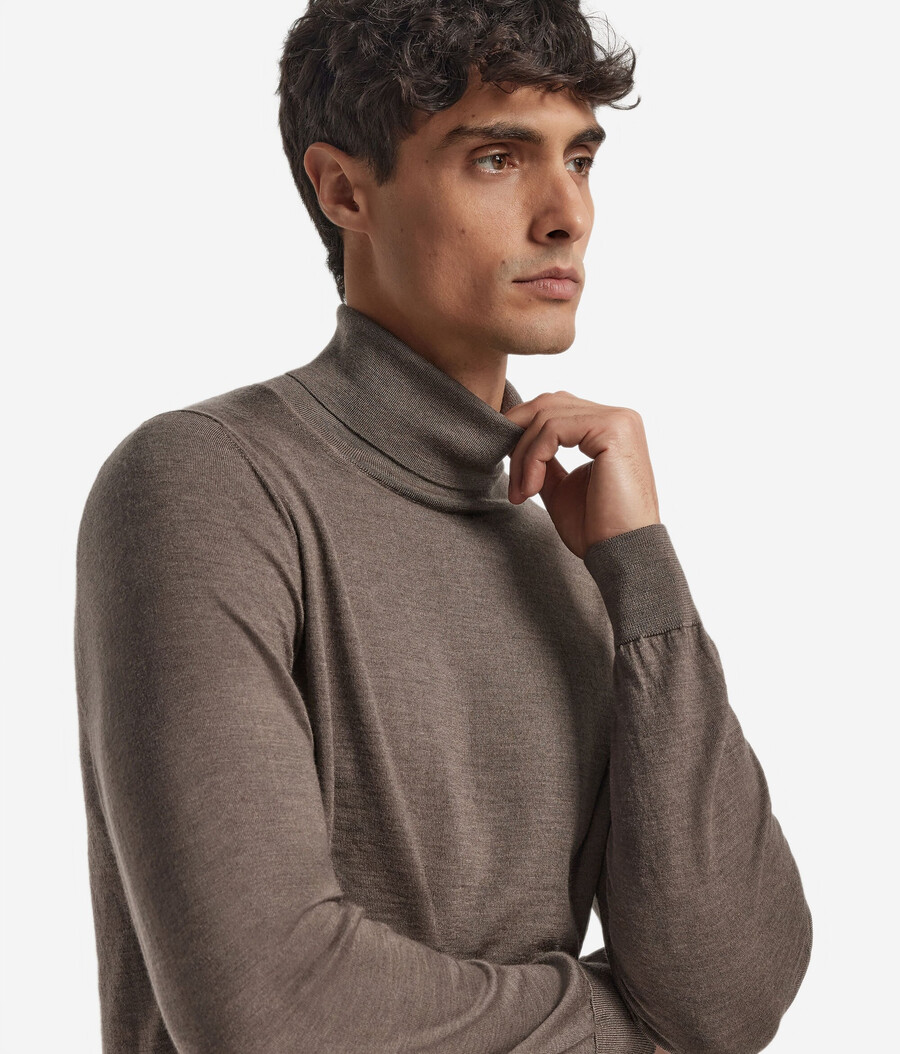 ultrafeiner kaschmir-rollkragenpullover