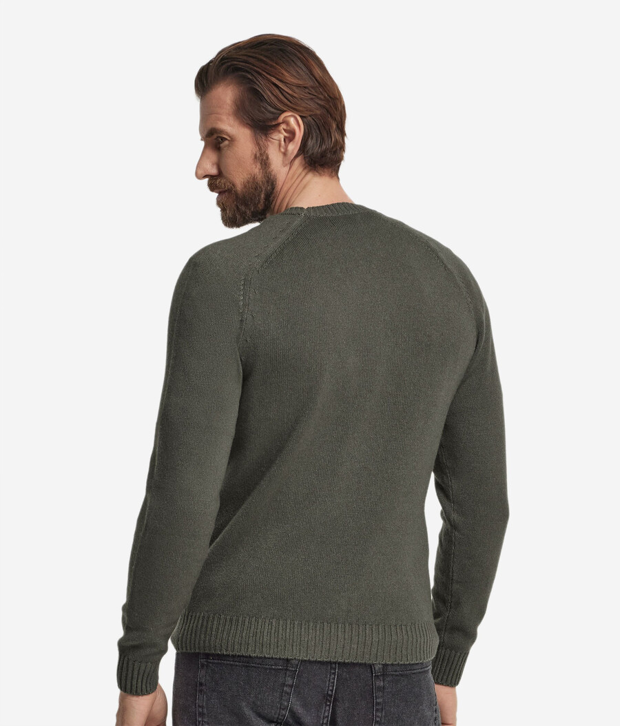 ultraweicher kaschmirpullover mit rundhalsausschnitt