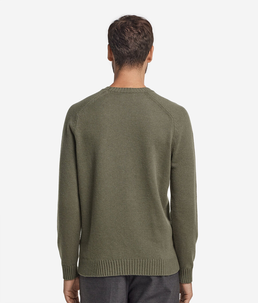 ultraweicher kaschmirpullover mit rundhalsausschnitt