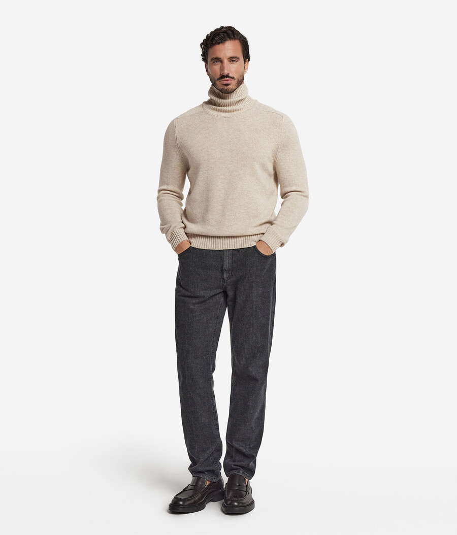 ultraweicher kaschmir-rollkragenpullover