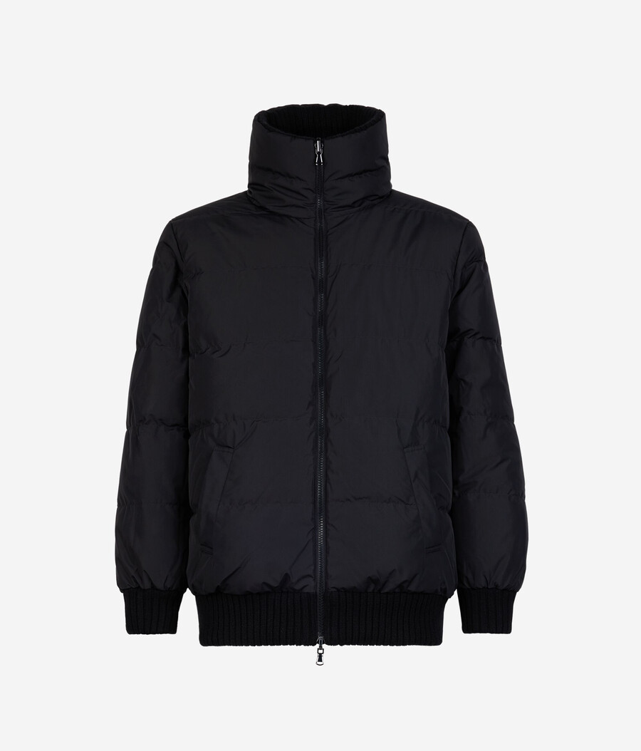 wende-daunenjacke aus kaschmir-trikot