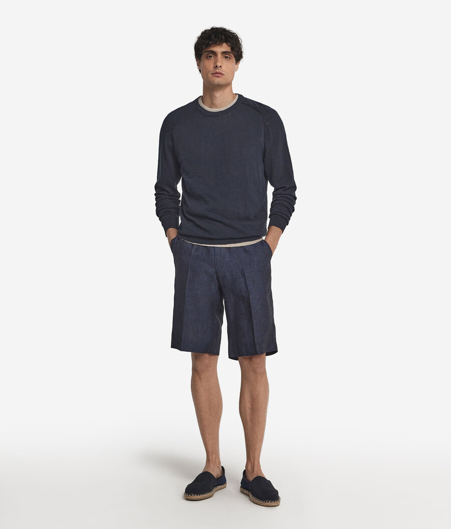 kurze leinenhose