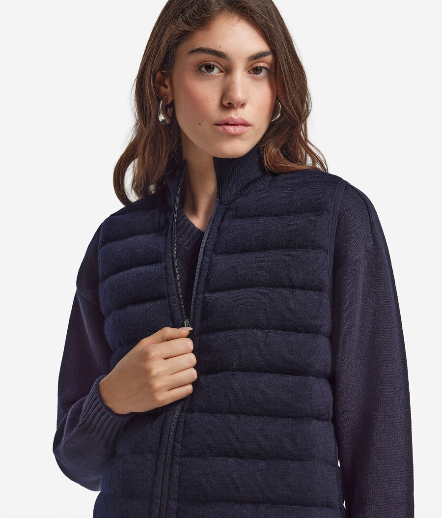 wendbare kaschmir-daunenweste