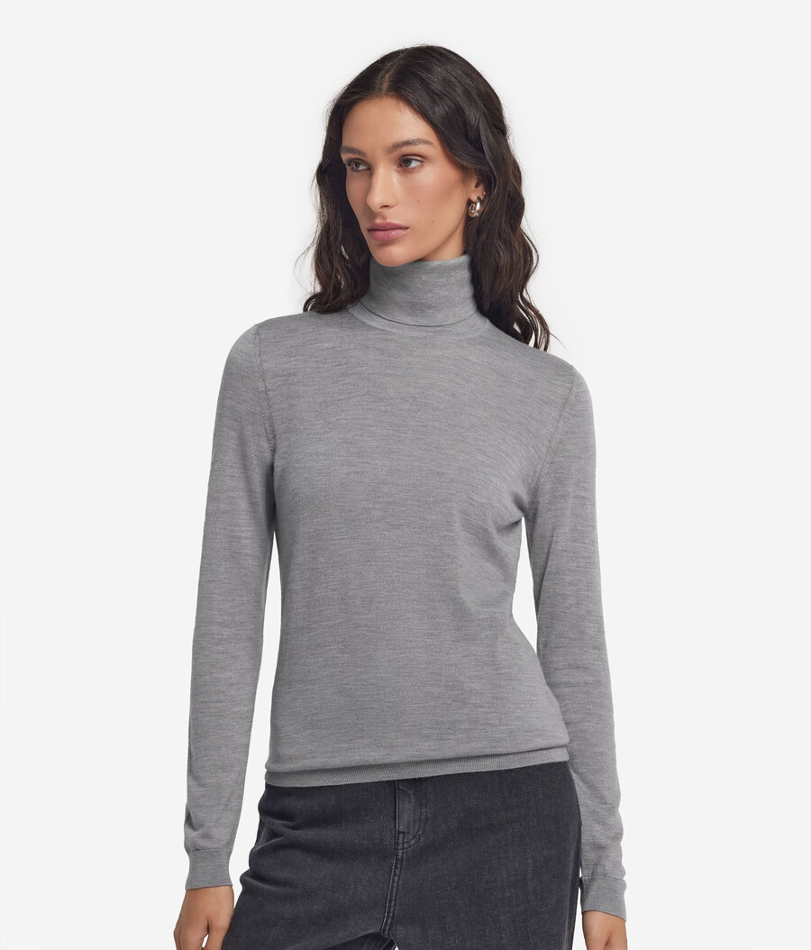 ultrafeiner kaschmir-rollkragenpullover