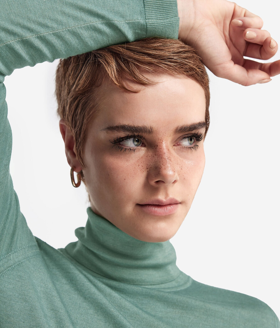 ultrafeiner kaschmir-rollkragenpullover
