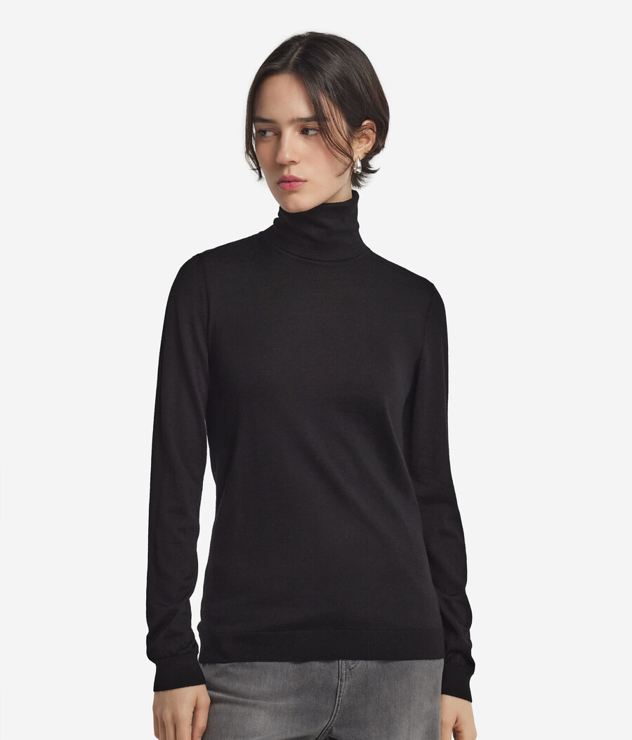 ultrafeiner kaschmir-rollkragenpullover