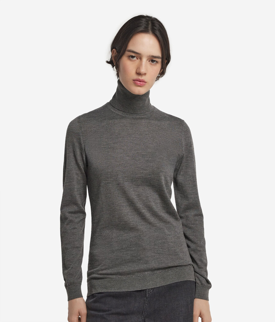 ultrafeiner kaschmir-rollkragenpullover