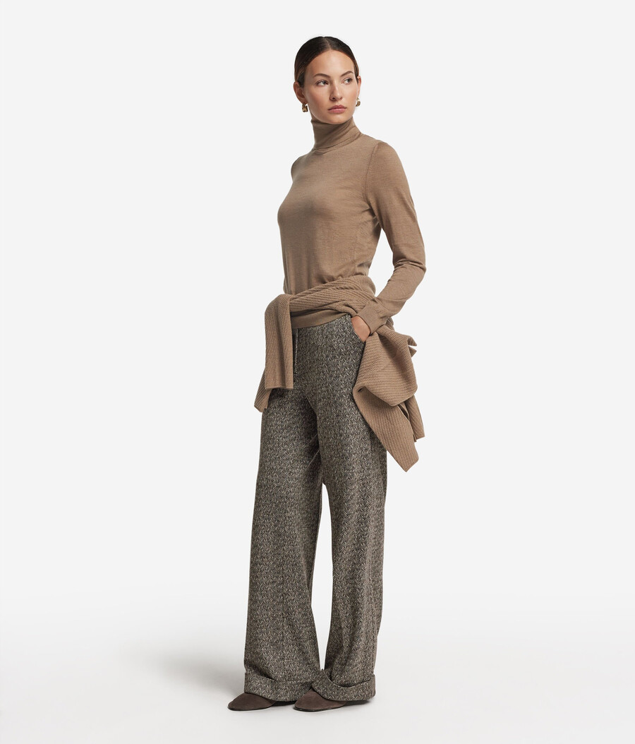 ultrafeiner kaschmir-rollkragenpullover