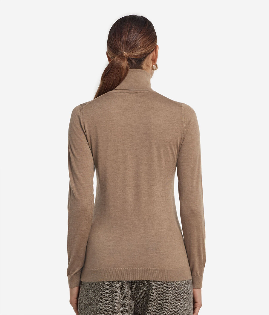 ultrafeiner kaschmir-rollkragenpullover