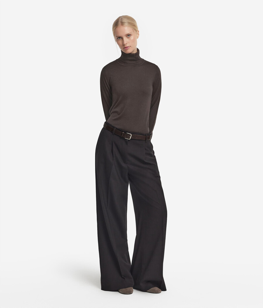 ultrafeiner kaschmir-rollkragenpullover